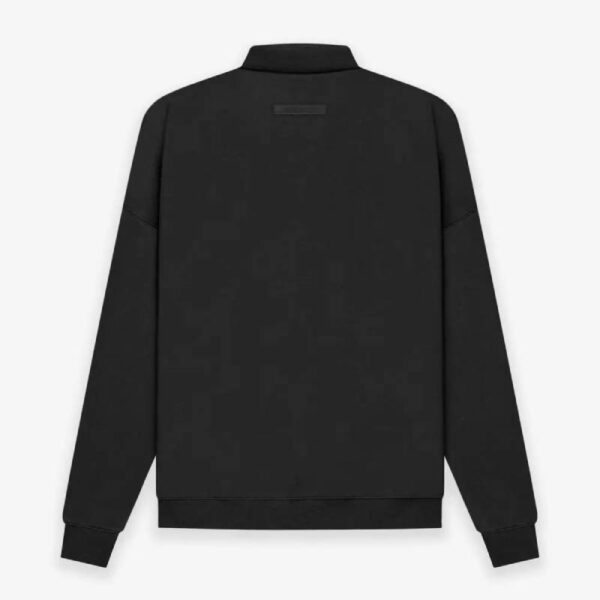 ESSENTIALS Long Sleeve Polo Sweatshirt