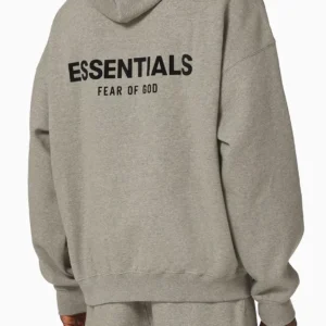 Beige Essentials Hoodies