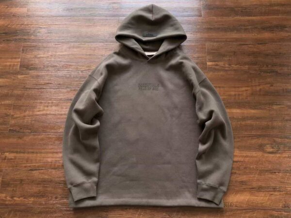 Essential Logo Grey Hoodie