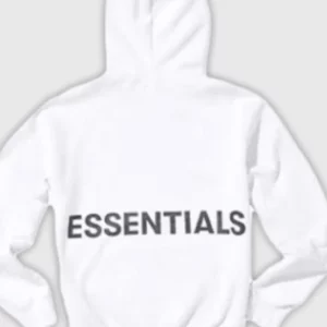 FG Essentials Graphic Pullover Hoodie White