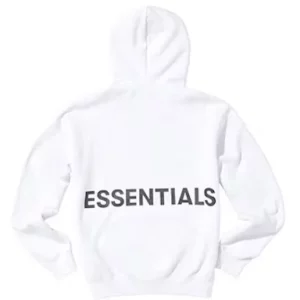 FG Essentials Graphic Pullover Hoodie White