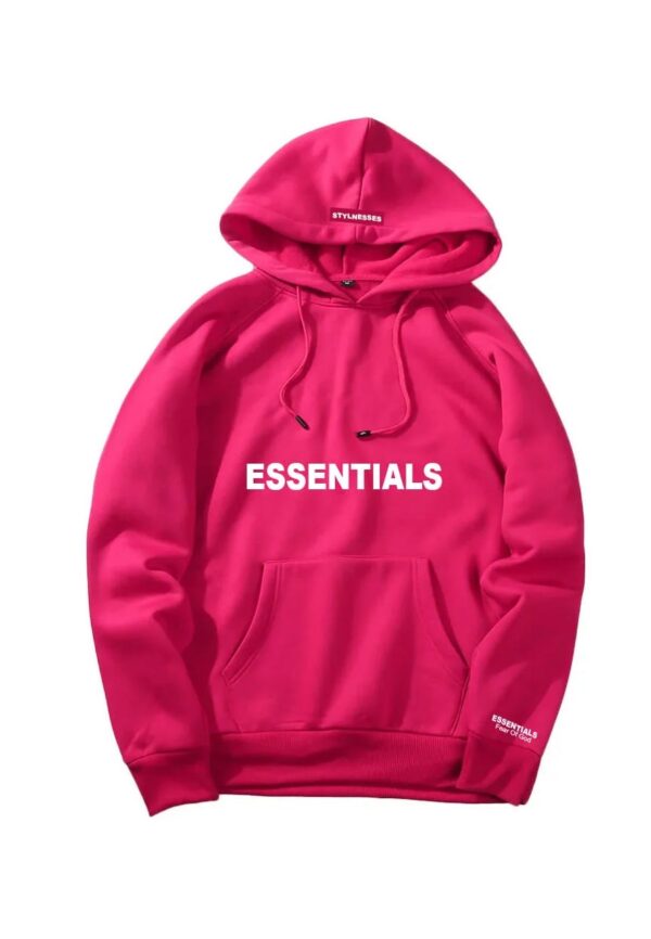 Fear Of God Essential Pink Hoodie