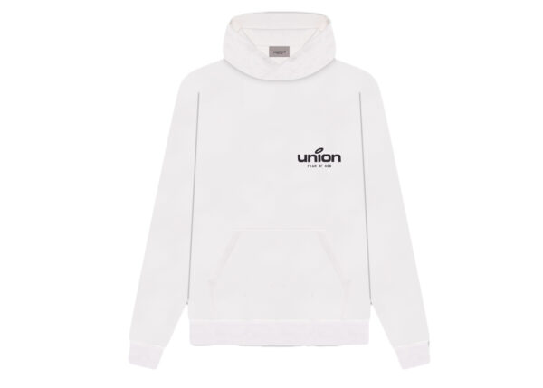 Fear Of God X Union 30 Year Vintage Hoodie White