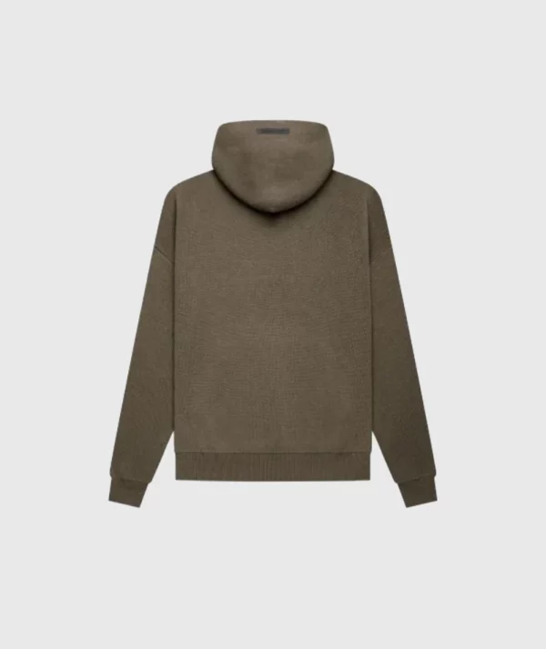 Fear of God Essentials Knit Pullover Hoodie Brown